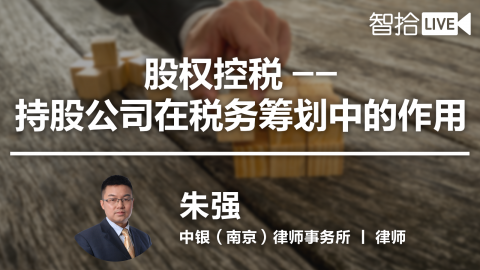 朱强：股权控税——持股公司在税务筹划中的作用