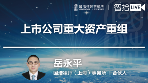 岳永平：上市公司重大资产重组